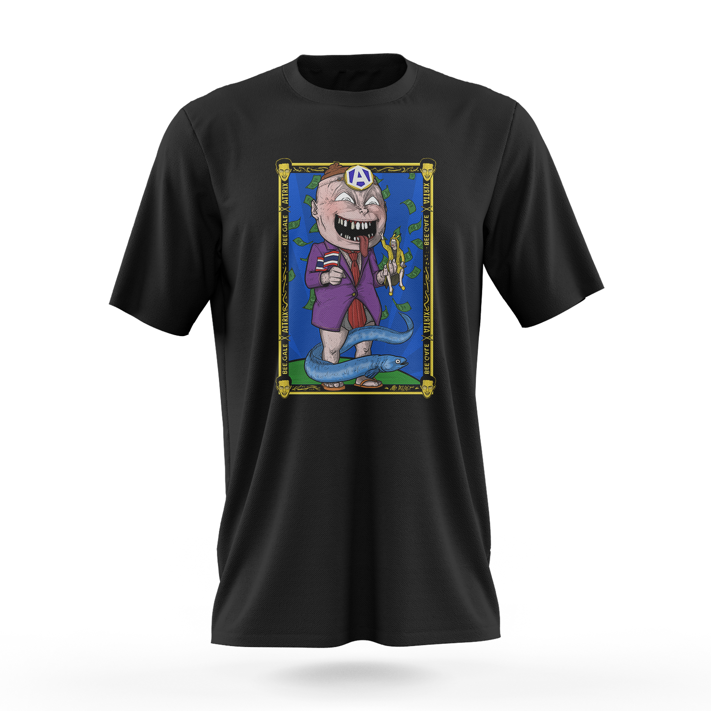 !BxA - T-Shirt da donna mod. GALACTRIX FRONT